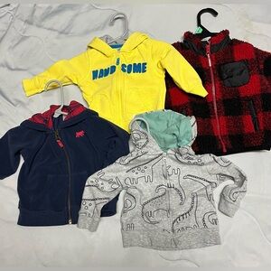 Lot of Four Baby Jackets Size 6 Month